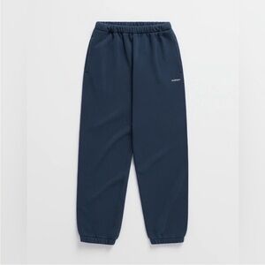 Madhappy Classics Fleece Navy Sweats Sweatpants Size XS EUC Loungewear Blue